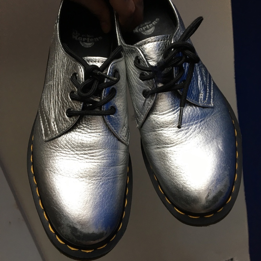 Silver oxford dr martens